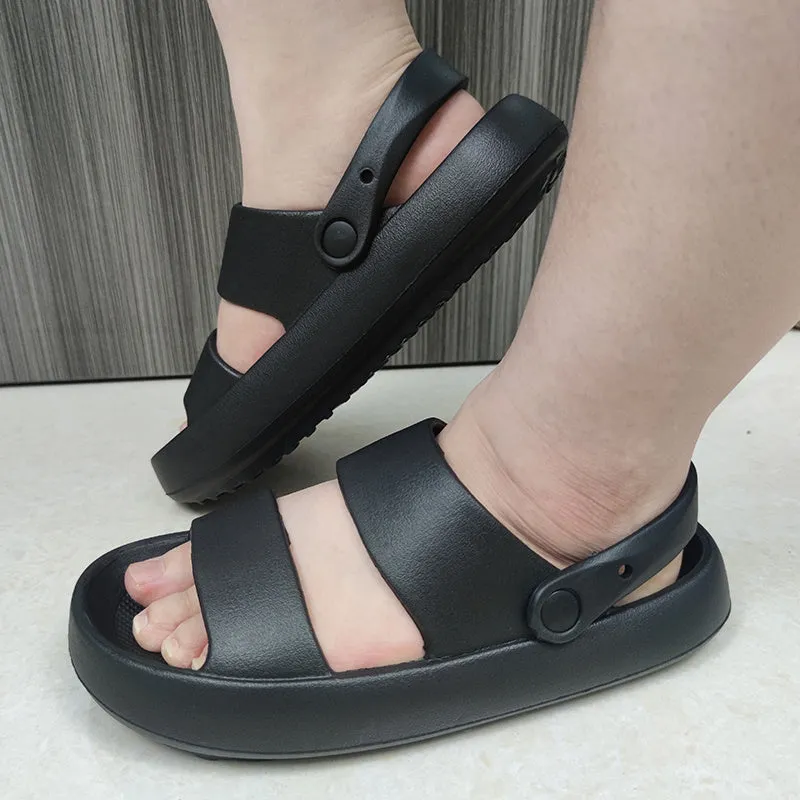 Lucyever 2022 Summer Thick Platform Cloud Slippers